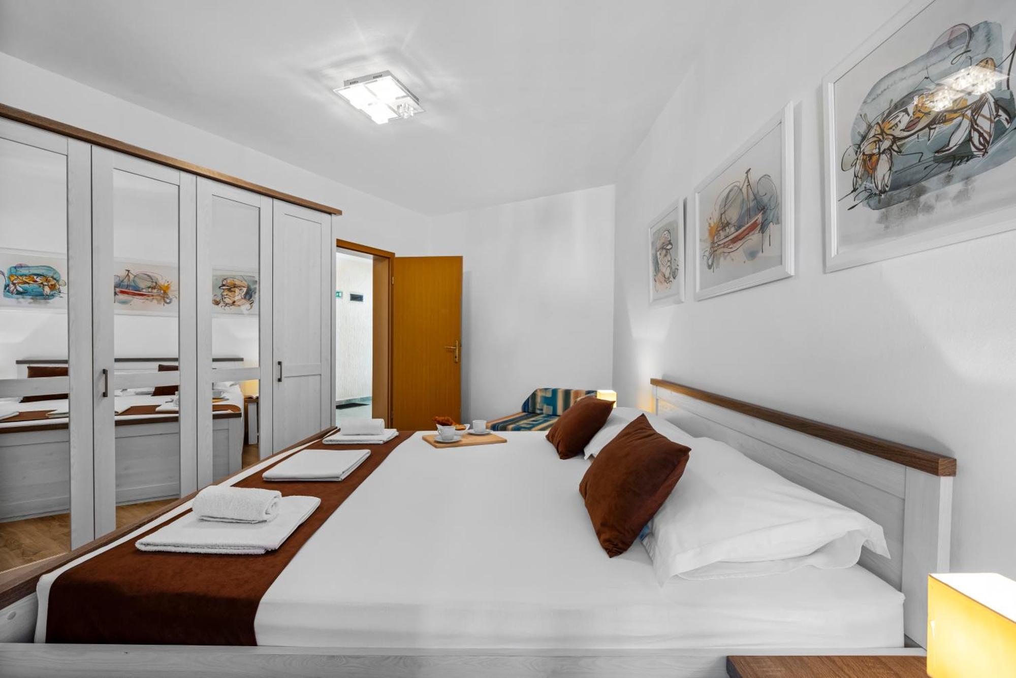 Aquarius Apartments - Beachside With Heated Pool Vodice Szoba fotó